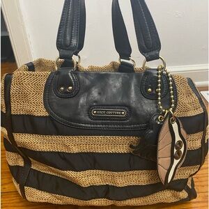 SOLD OUT! 
Authentic Juicy Couture Large Tote Black Taupe Handbag Purse Satchel